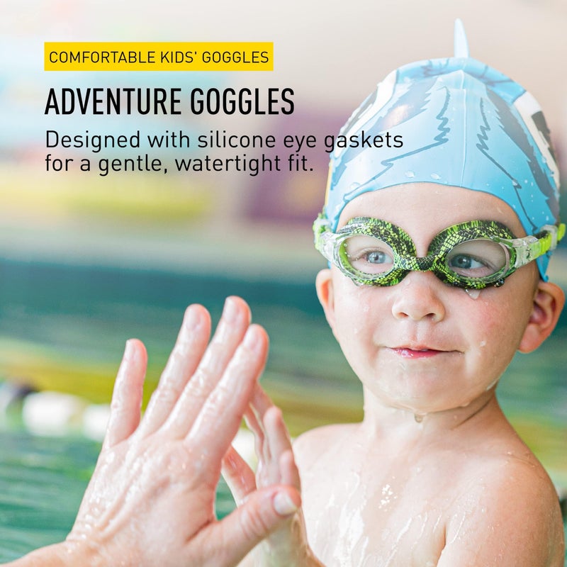 FINIS Adventure Goggles Blue Shark - Image 2